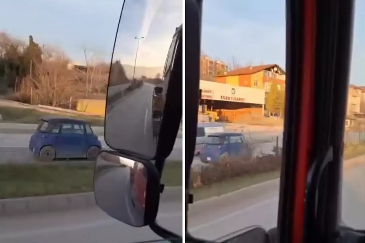 Hiç umursamadı! Ters istikamette ilerledi, kendi canını bile hiçe saydı