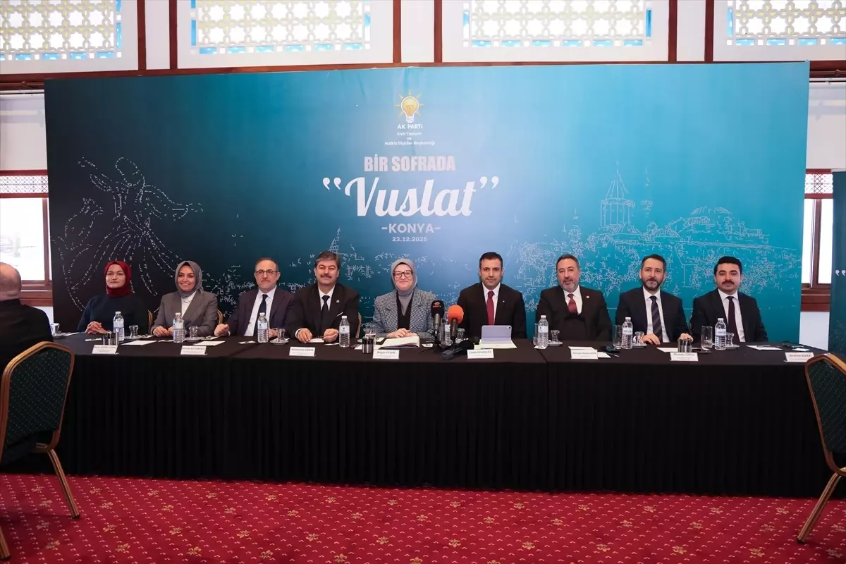 AK Parti Genel Başkan Yardımcısı Uygur, Konya'da konuştu Açıklaması