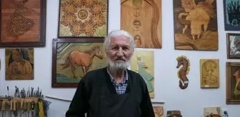 Anılarını ahşap sanatıyla şekillendiriyor