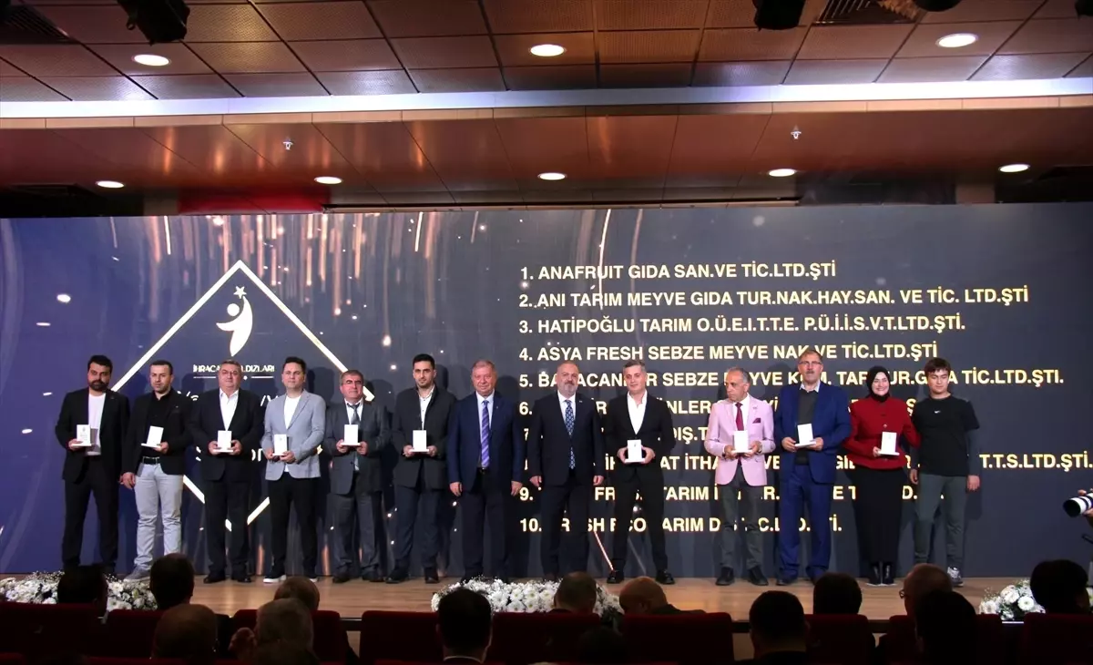 Antalya'da 'BAİB İhracatın Yıldızları Ödül Töreni' düzenlendi