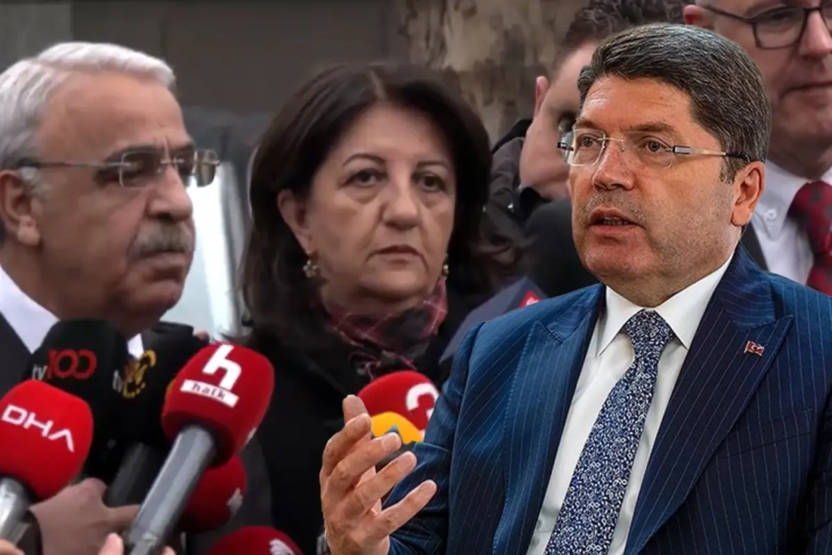 DEM heyeti, Bakan Tunç ile görüştü: Hukuksal zeminin barış için güçlü hale getirilmesi konusunu ele aldık