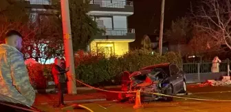 Denizli'de otomobille çarpışan elektrikli bisikletin sürücüsü öldü