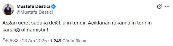 destici aciklanan asgari ucret alin terinin 19385019 8890 m