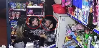 Markette gelin-kayınvalide kavgası! Kamera olan biteni anbean kaydetti