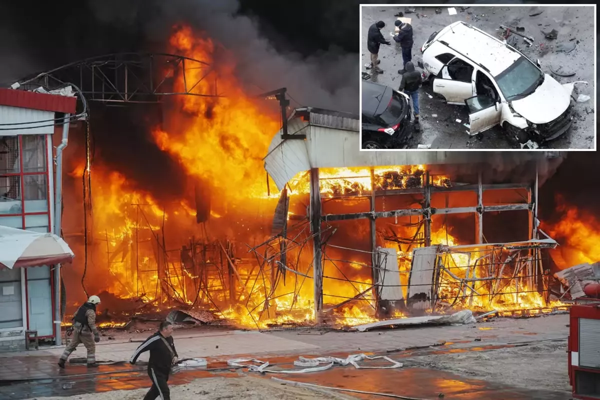 Rusya ülkenin başkentini 650 İHA ve 30 füzeyle vurdu