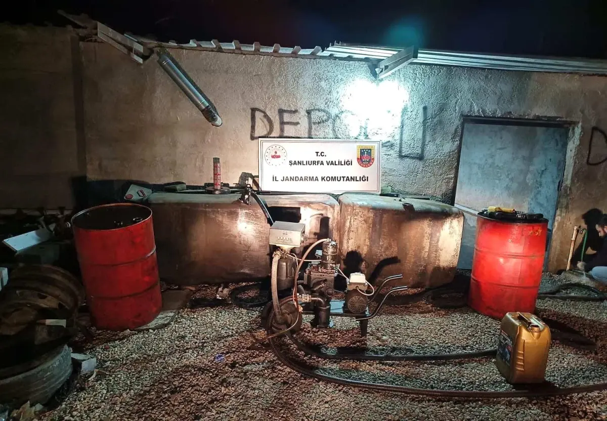 Şanlıurfa'da bin 270 litre kaçak akaryakıt ele geçirildi
