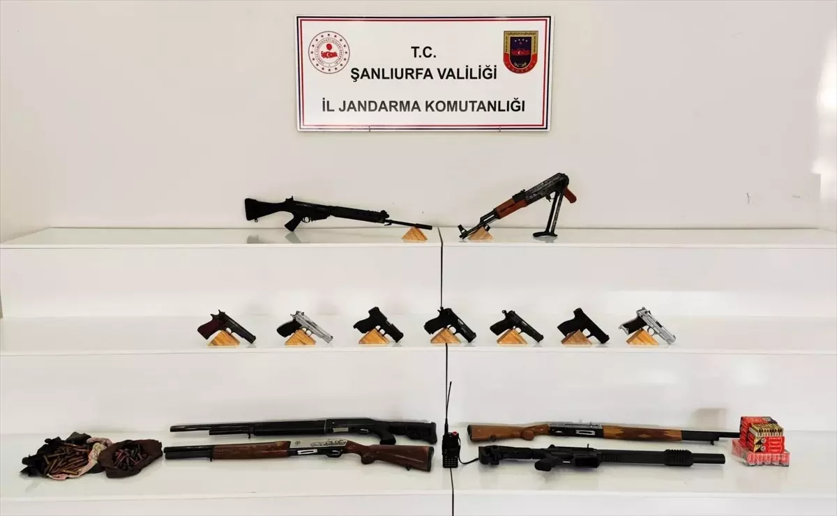 Şanlıurfa'da suç örgütüne yönelik operasyonda 8 şüpheli yakalandı