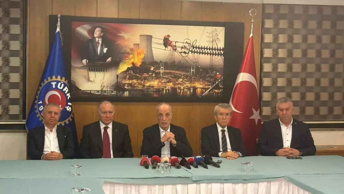 Türk-İş Genel Başkanı Atalay: Asgari ücret, ne asgari ücretlinin, ne kamuoyunun ne de bizim kabul edeceğimiz bir rakam değil