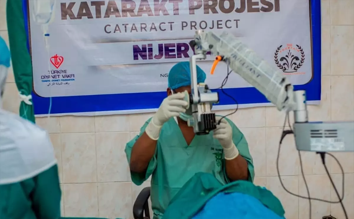 Türkiye Diyanet Vakfı, Nijerya'da 300 kişinin katarakt ameliyatını yaptırdı