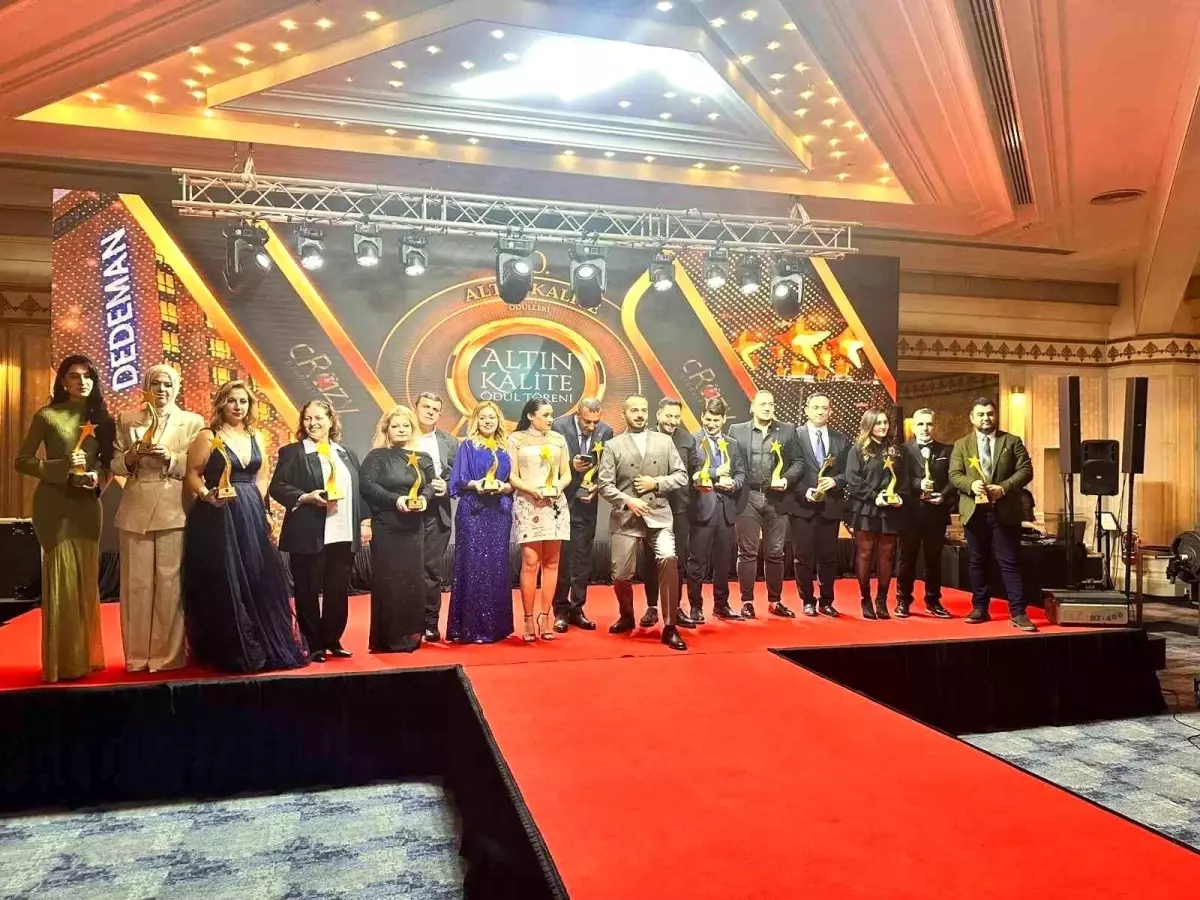10. Uluslararası Altın Kalite Ödülleri sahiplerini buldu