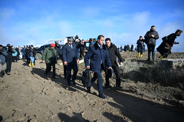 Work continues at the crash site of the jet that fell in Ankara! A delegation from Libya has arrived