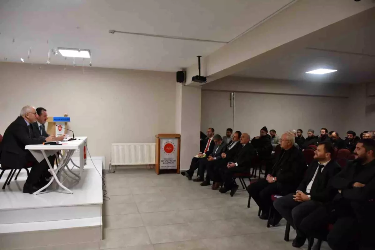 Bilecik İl Müftülüğünde yılın son toplantısı yapıldı