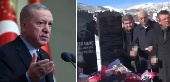 Cumhurbaşkanı Erdoğan'dan Özgür Özel'in mezar başındaki rakılı görüntülerine sert yorum