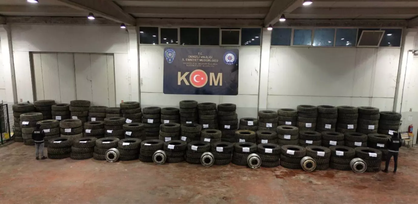 Denizli'de piyasa değeri 3 milyon TL olan kaçak mala el konuldu