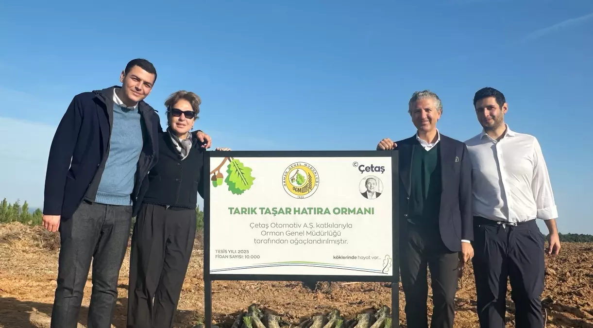 Ford Çetaş Otomotiv'den 'Tarık Taşar Hatıra Ormanı'