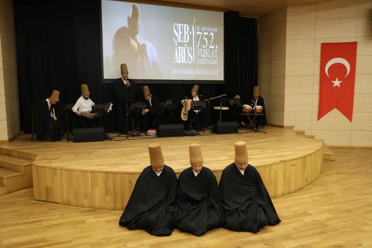 İZÜ'de Şebiarus münasebetiyle Mevlevi ayini yapıldı