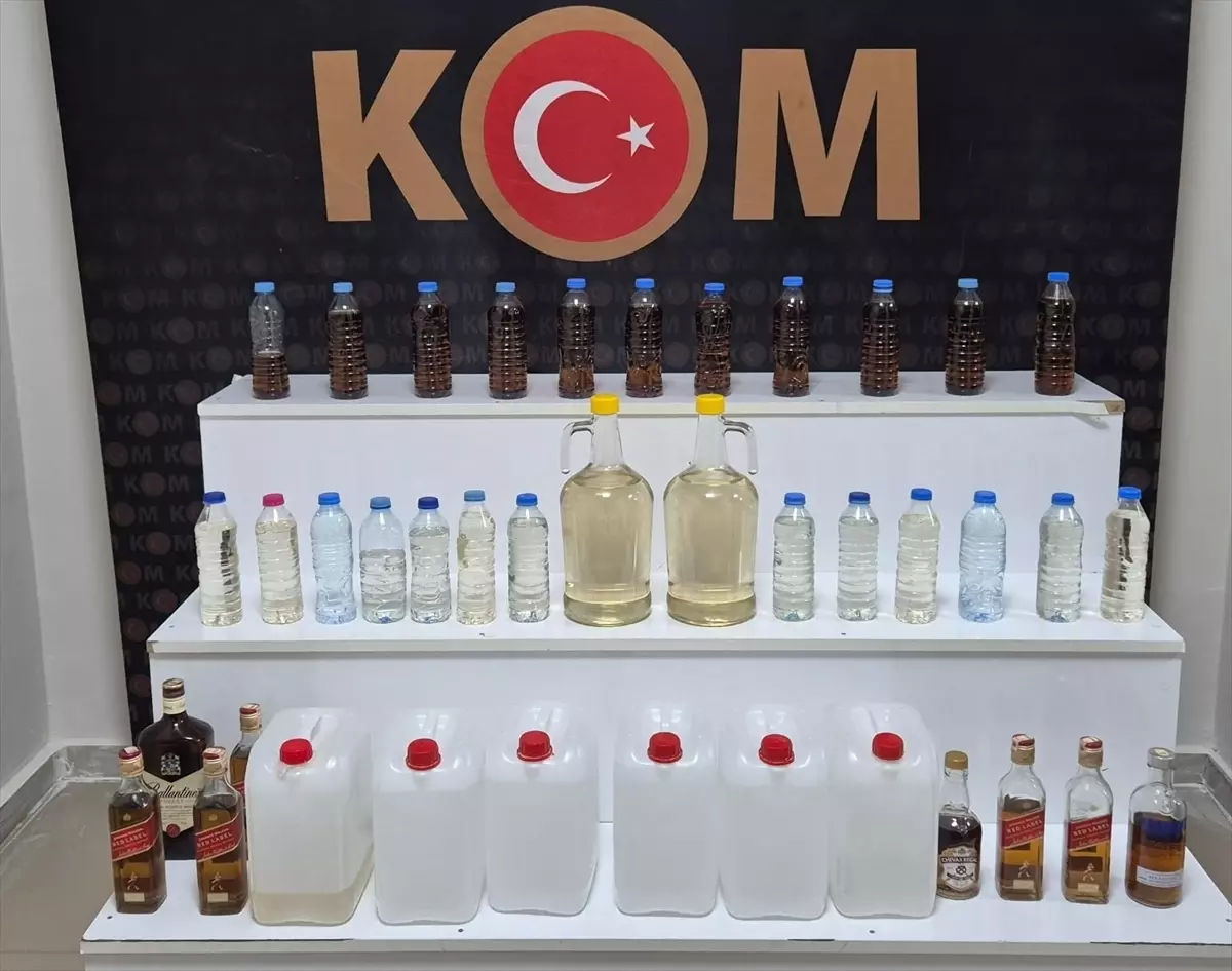 Kırşehir'de kaçak alkol ele geçirildi