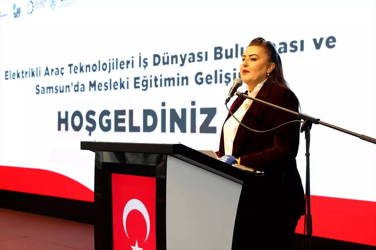 Samsun'da 'Elektrikli Araç Teknolojileri ve Mesleki Eğitim Programı' tanıtıldı