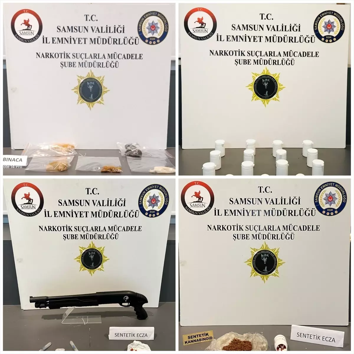 Samsun'da uyuşturucu operasyonunda 7 zanlı yakalandı