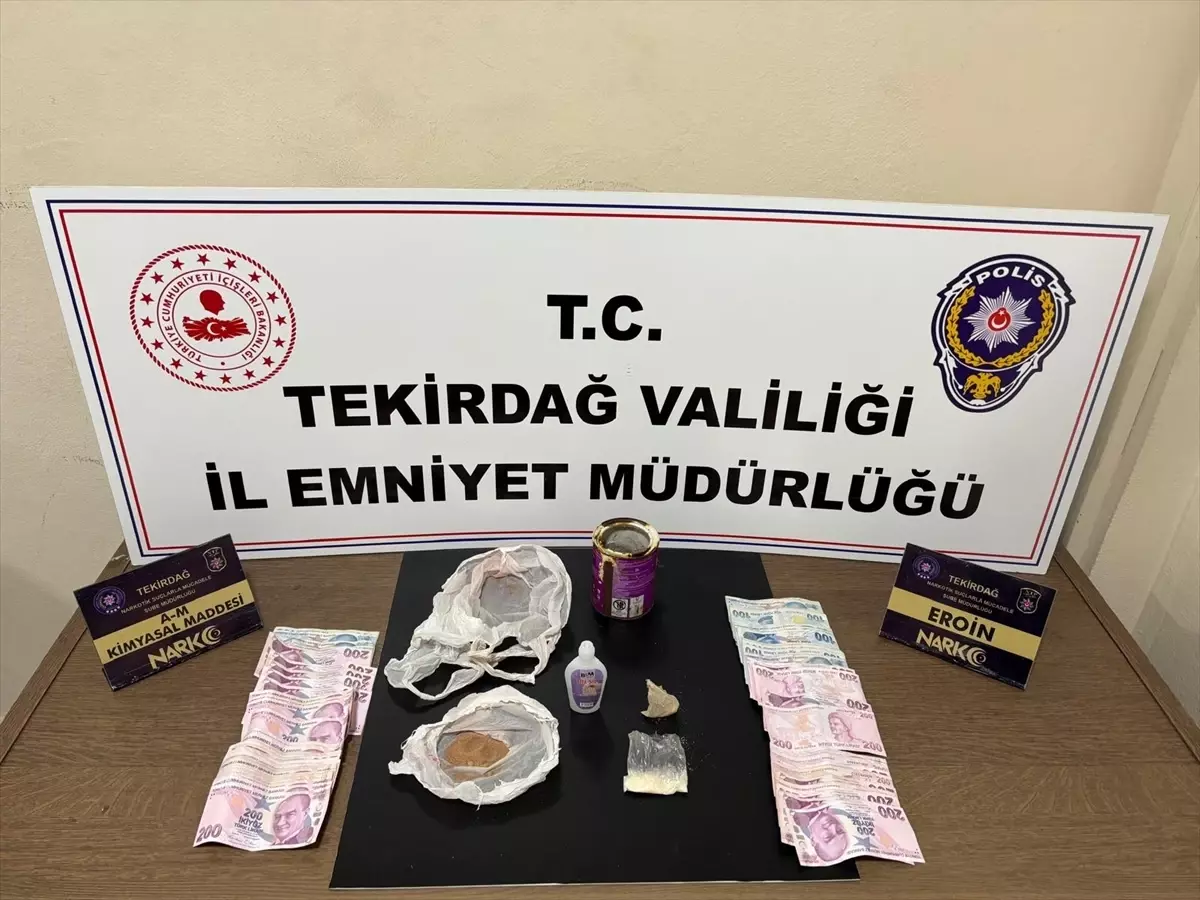 Tekirdağ'da uyuşturucu operasyonlarında yakalanan 11 şüpheli tutuklandı