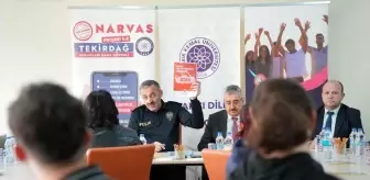 Tekirdağ Emniyet Müdürü Turanlı üniversite öğrencileriyle bir araya geldi