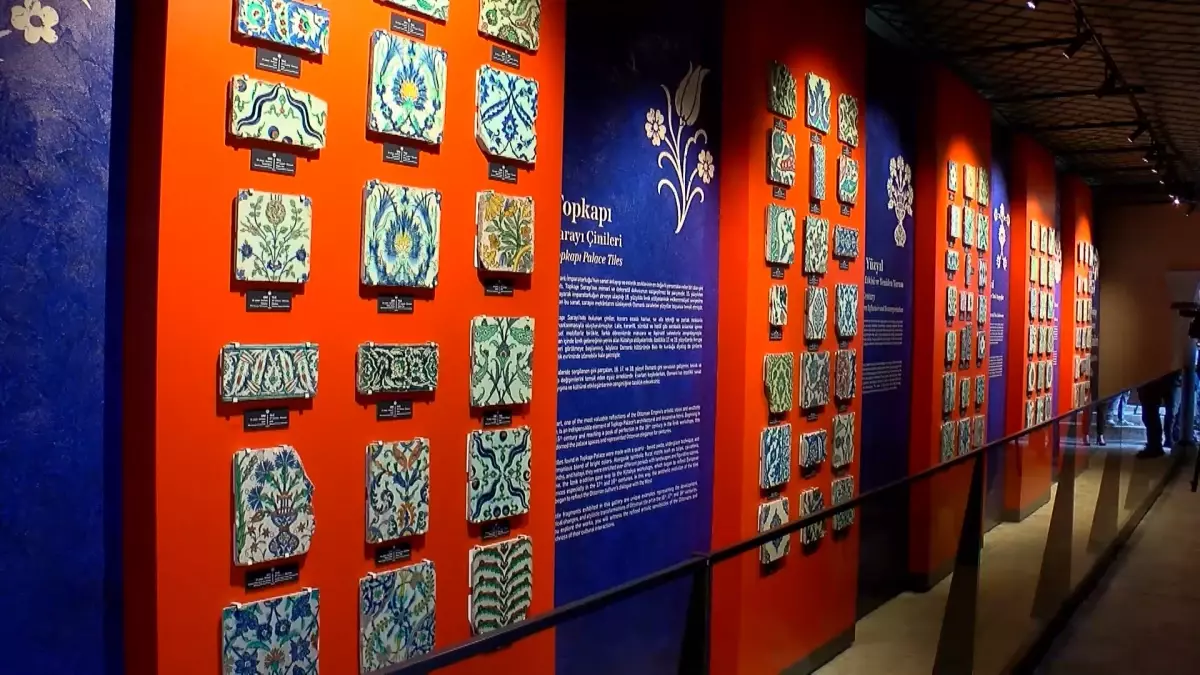 Topkapı Sarayı'ndaki 'Mabeyn Yolu Çini Sanat Galerisi' ziyarete açıldı: İlk etapta 250 çini sergileniyor