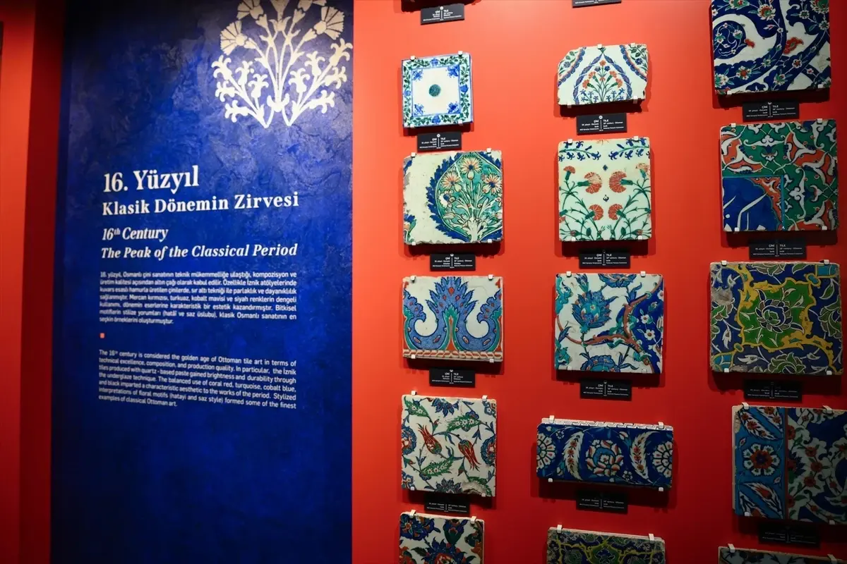 Topkapı Sarayı'nın Mabeyn bölümünde 'Çini Sanat Galerisi' açıldı