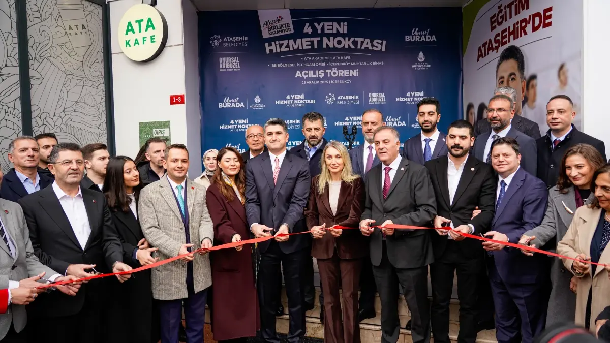 Ataşehir'de 4 yeni tesisin açılışı gerçekleştirildi