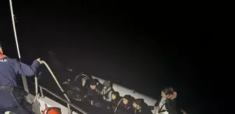 Çanakkale'de 34 düzensiz göçmen yakalandı