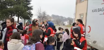 Havza'da velilerden 186 ünite kan bağışı