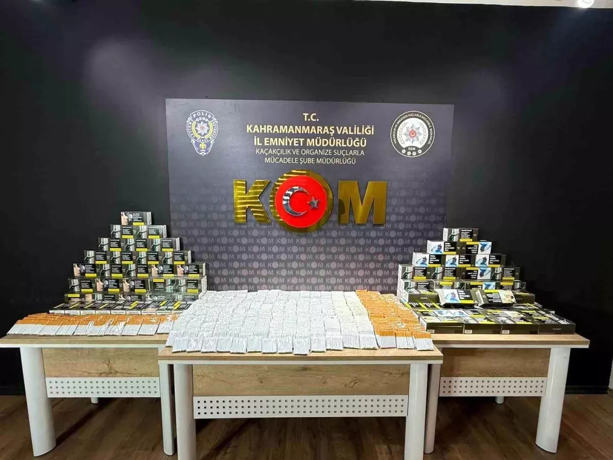 Kahramanmaraş'ta kaçakçılık operasyonları: 5 şüpheli yakalandı