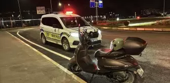 Karabük'te devrilen motosikletin sürücüsü ağır yaralandı