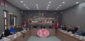 MHP Erzurum İl Başkanı Yurdagül, basın mensuplarıyla buluştu