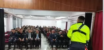Saimbeyli ilçesinde öğrencilere trafik güvenliği eğitimi verildi