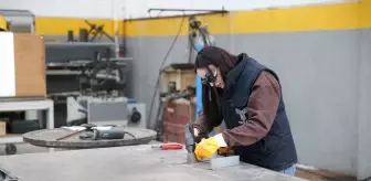 Samsun'da eğitimlerini tamamlayan 6 kadın kaynak operatörlüğü sertifikası aldı