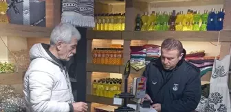 Taşköprü'de zabıtadan yılbaşı öncesi kuruyemişçilere denetim