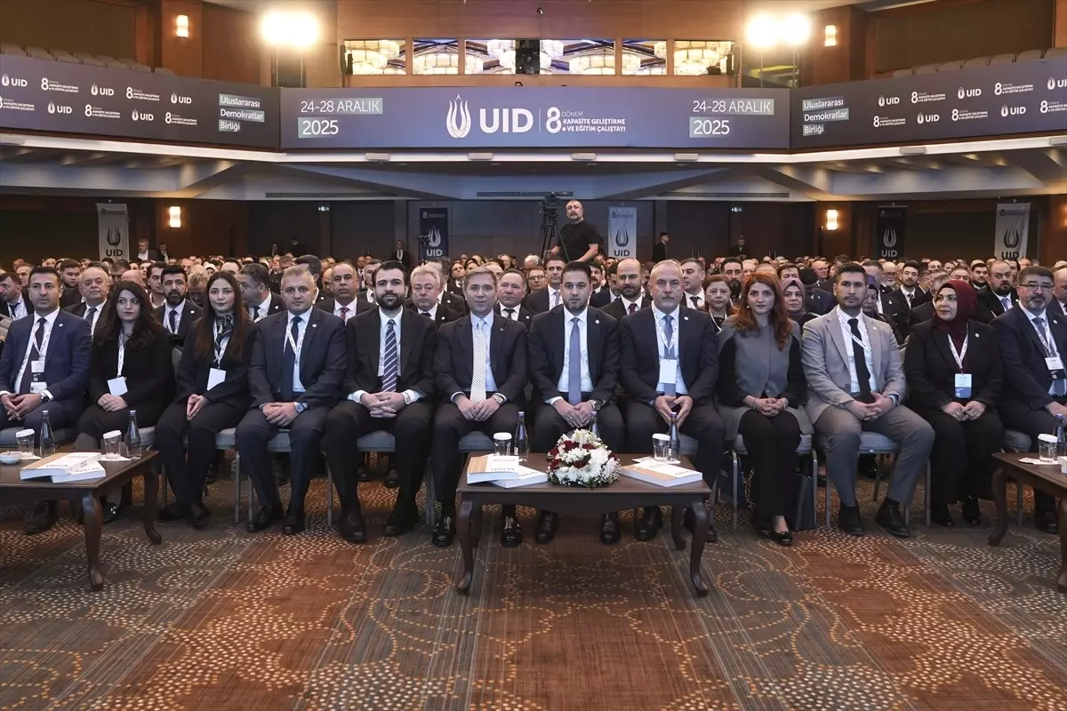 Uluslararası Demokratlar Birliği Kapasite Geliştirme ve Eğitim Çalıştayı düzenlendi