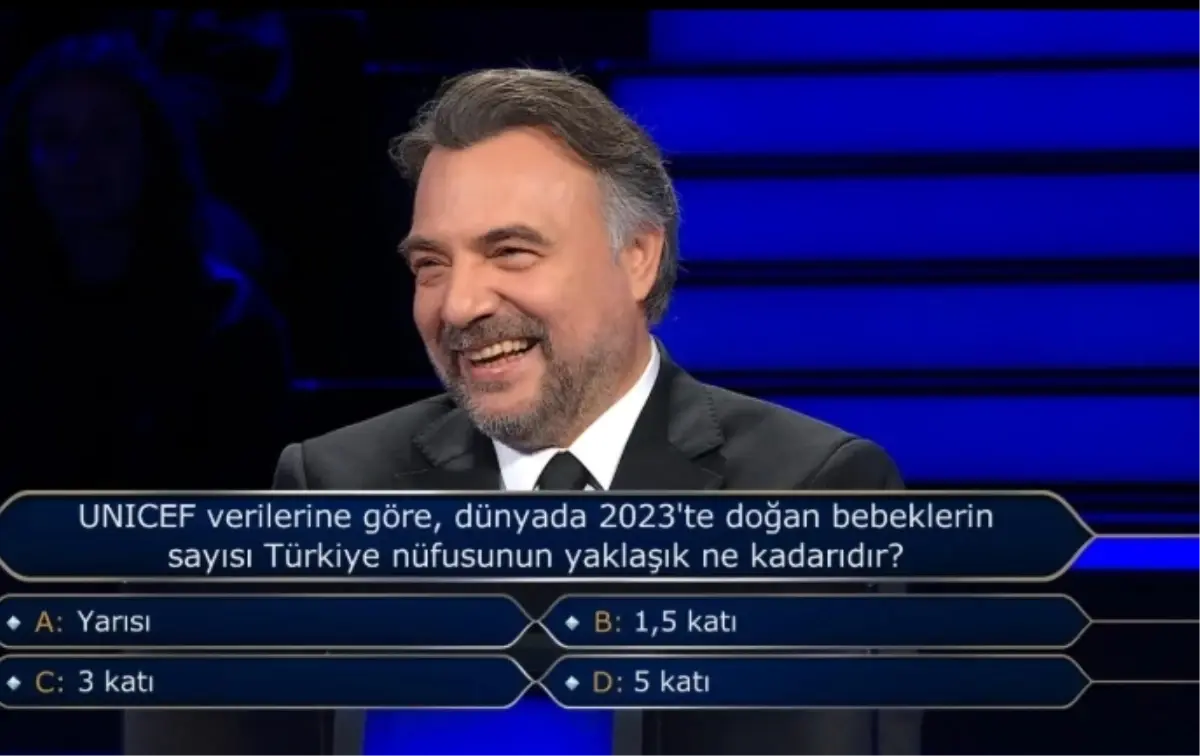 UNICEF verilerine göre dünyada 2023'te doğan bebeklerin sayısı Türkiye nüfusunun yaklaşık ne kadarıdır?