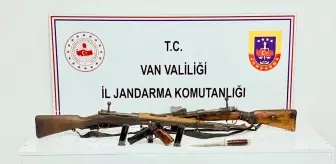 Van'da silah ve mühimmat ele geçirildi