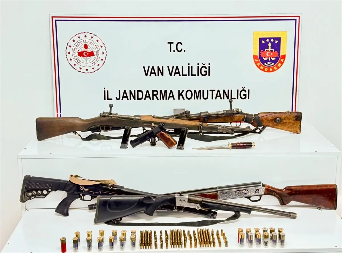 Van'da silah ve mühimmat ele geçirildi