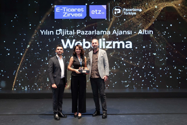 Webolizma, E-Ticaret Zirvesi 2025'te iki prestijli ödülle sektörün zirvesinde