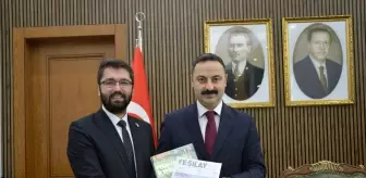 Yeşilay Samsun Şube Başkanı Güneş'ten Havza Kaymakamı Ayvat'a ziyaret