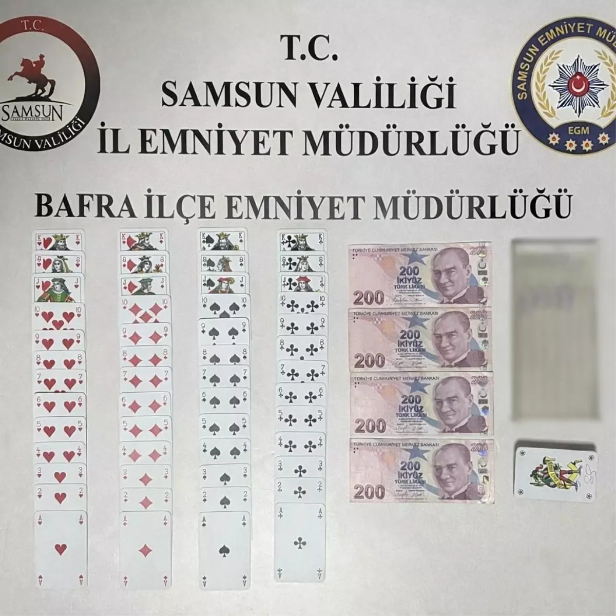 Bafra'da kumar denetimi