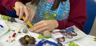 Balıkesir'de öğrenciler seramikten çerçeve yaptı
