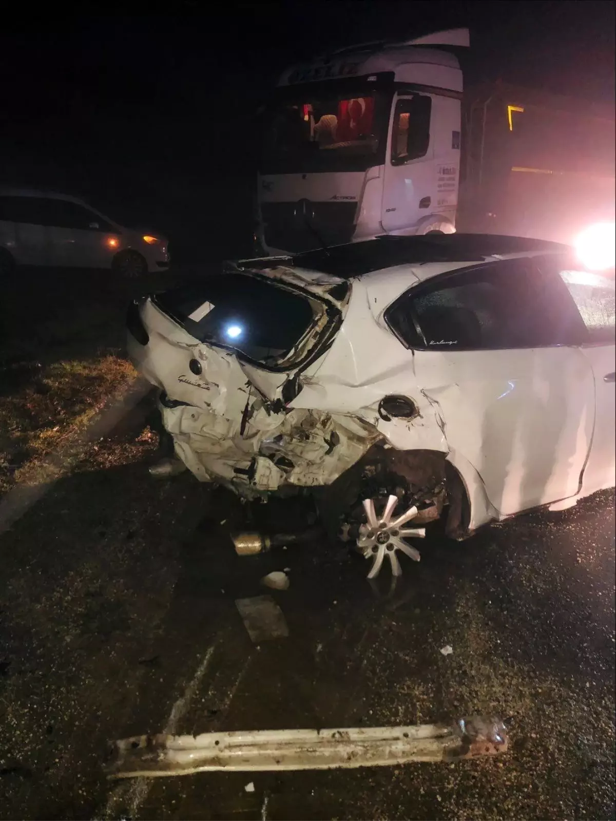 Bilecik'te yağış kazayı beraberinde getirdi