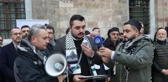 Bursa'da gönüllü kuruluşlardan Galata Köprüsü'nde düzenlenecek Filistin eylemi için çağrı