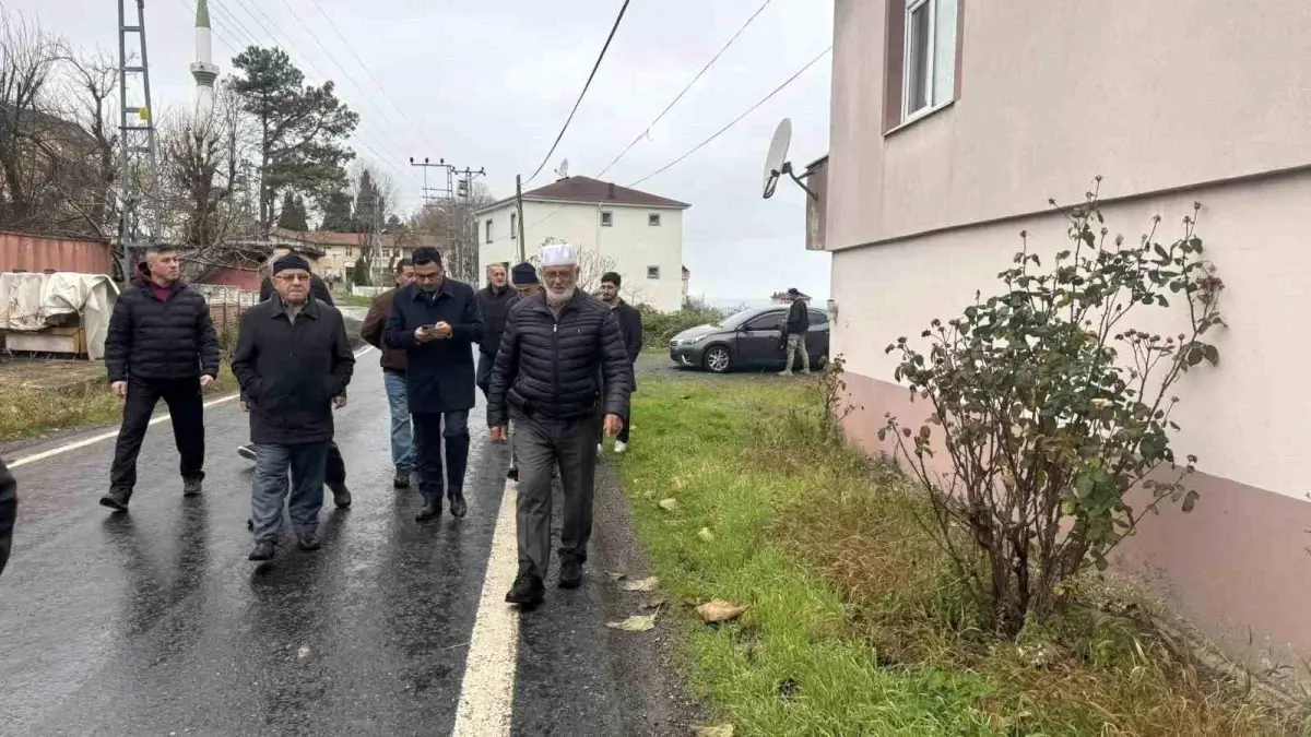 Büyük Tekke Köyü'nde tadilat sonrası ilk cuma namazı kılındı