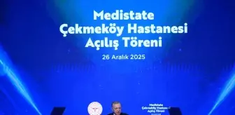 Cumhurbaşkanı Erdoğan, Medistate Çekmeköy Hastanesi Açılış Töreni'nde konuştu Açıklaması