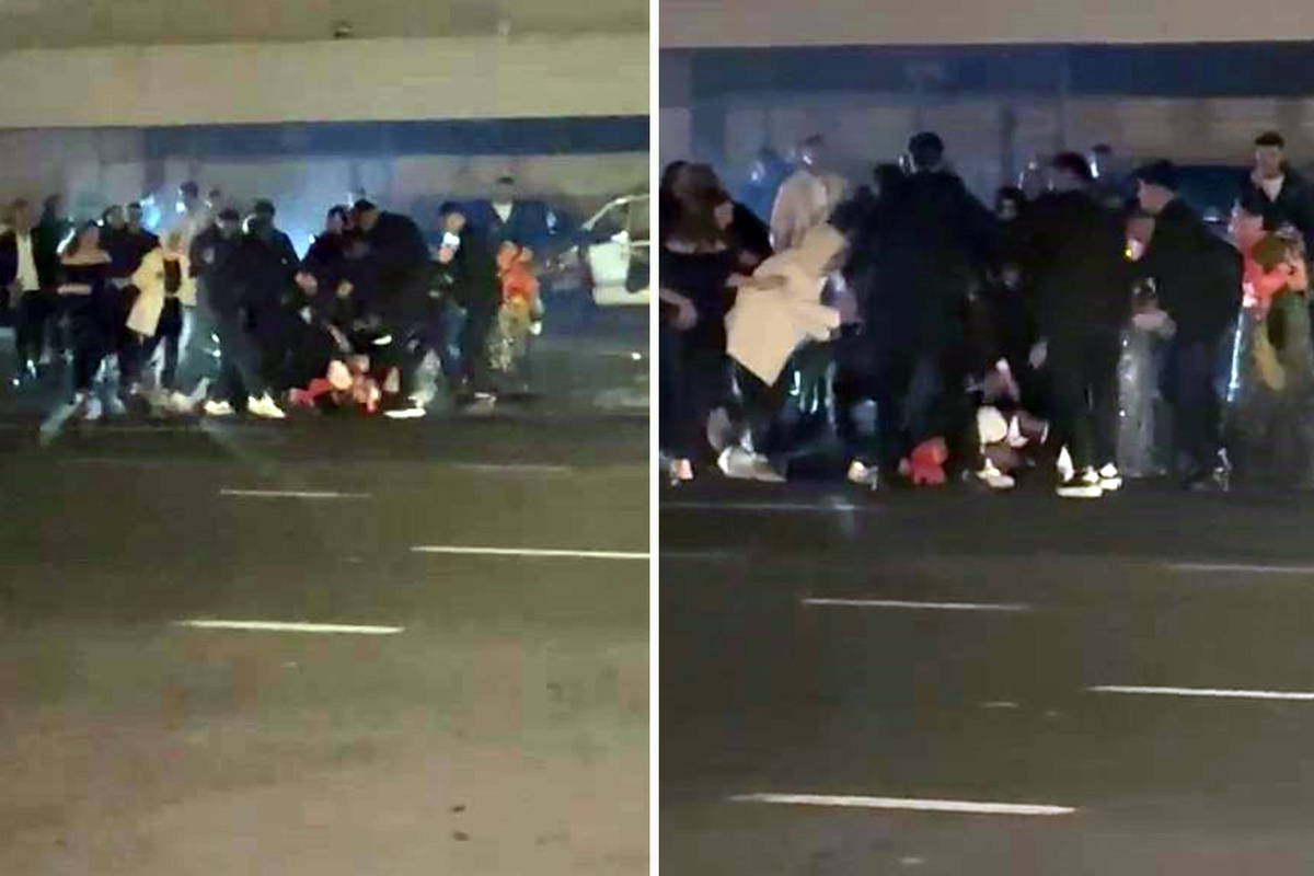 Diyarbakır'da düğün sonrası kavga: Damat, yerde yatan şahsa siper oldu