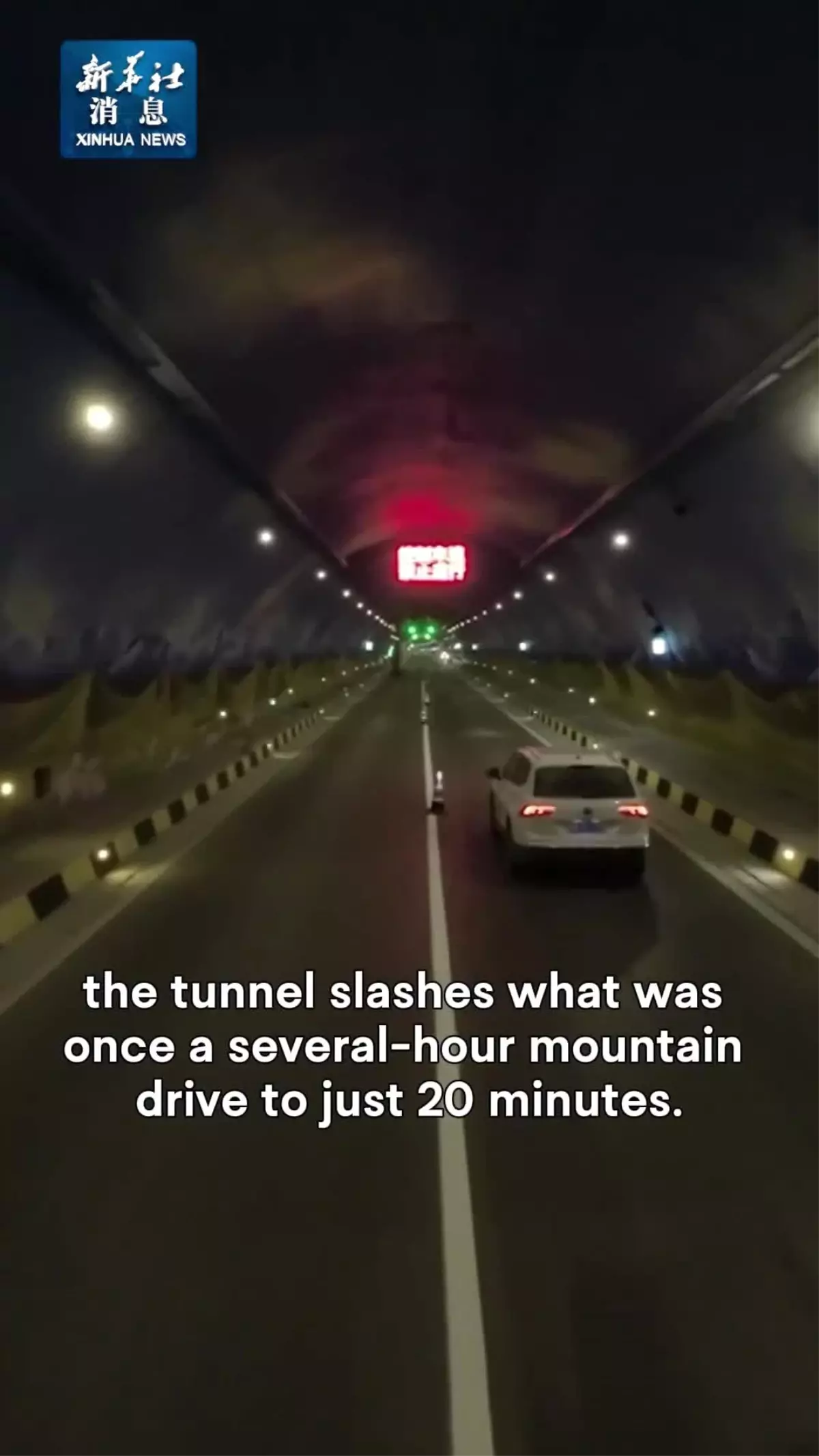 Dünyanın En Uzun Otoyol Tüneli Olan Tianshan Shengli Tüneli Trafiğe Açıldı